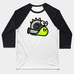 Turbo Snail - Turbosaurus Rex (Green & Orange) Baseball T-Shirt